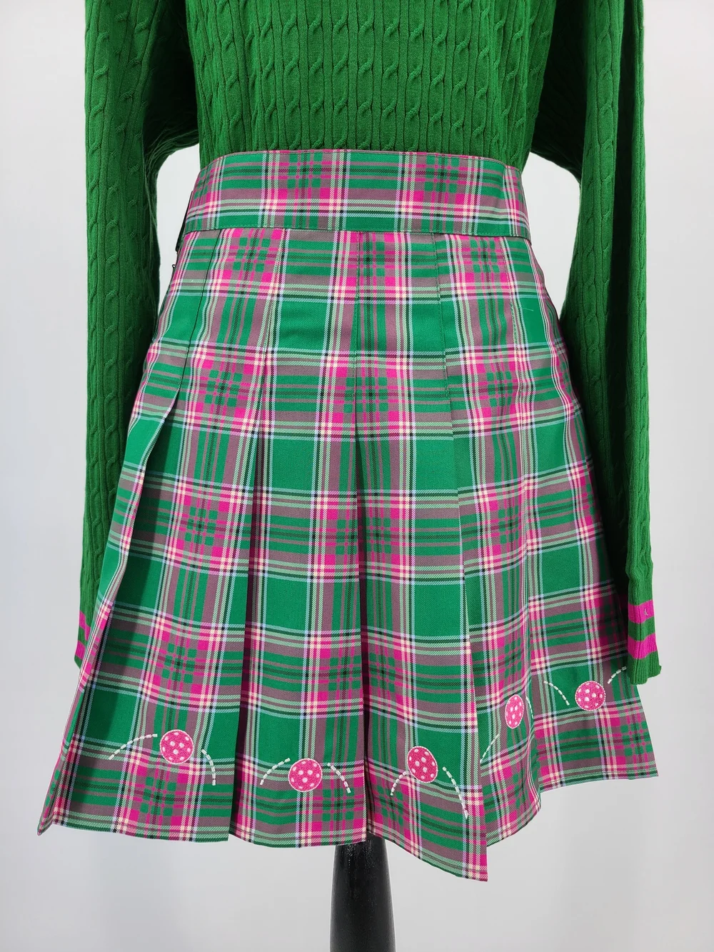Unique Vintage's Smak Parlour Pickleball Sweater And Mini Skirt Set Size XL